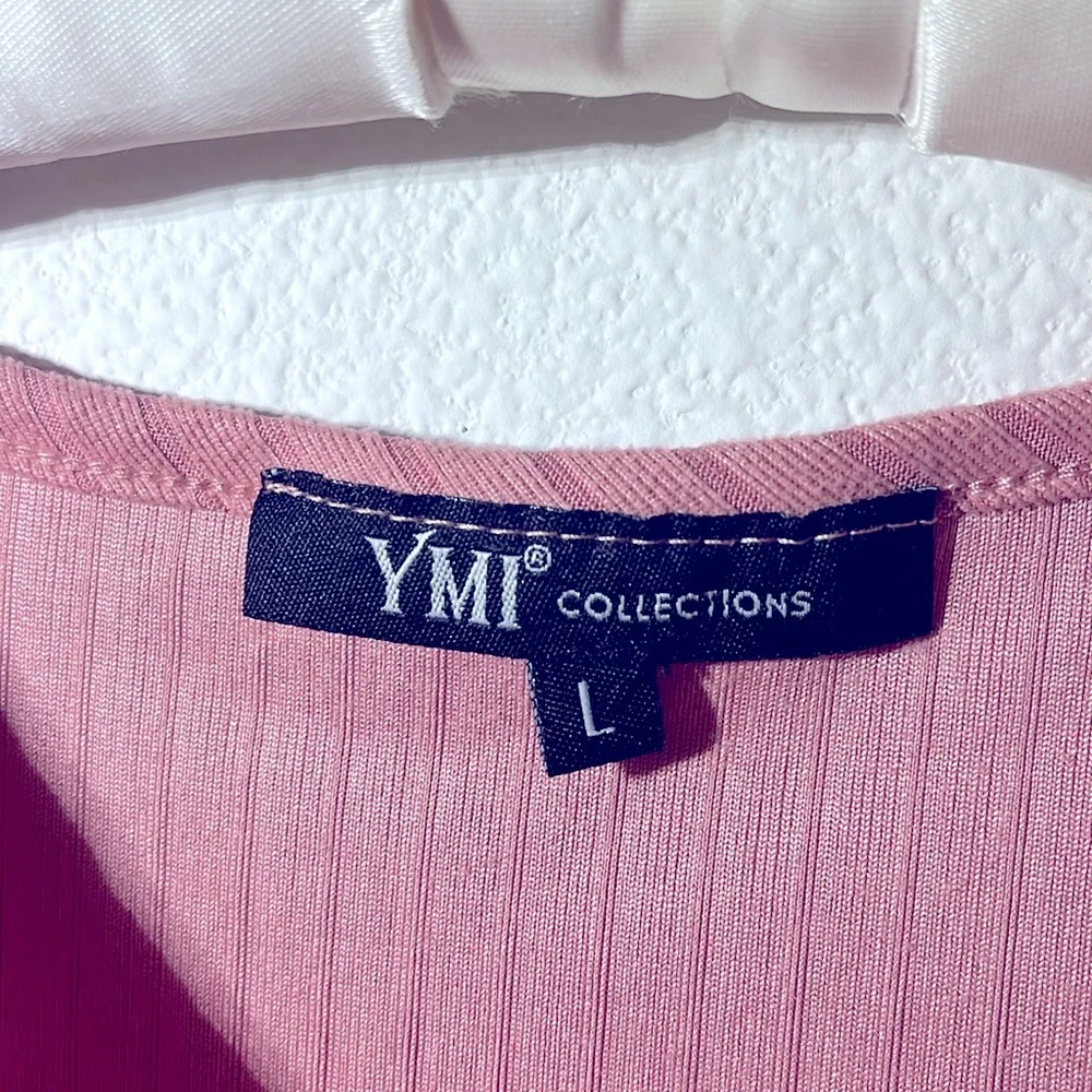 YMI Collections Two-Tone Top - Picture 3 of 4